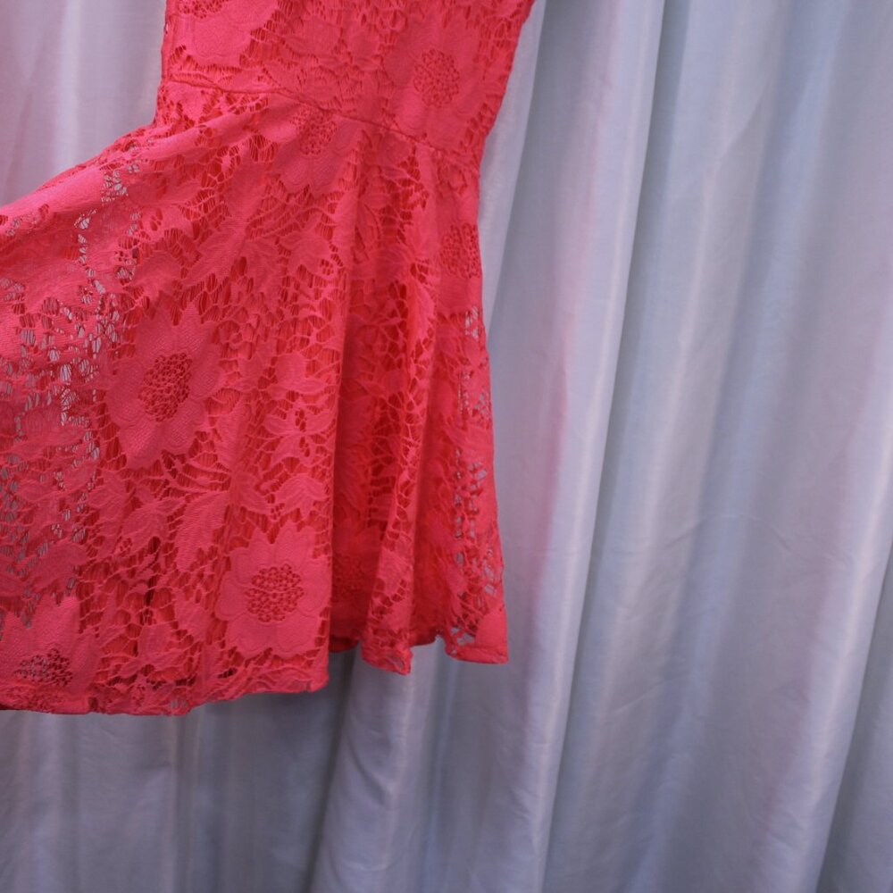 Aeropostale Bright Coral Mini Dress - Picture 7 of 9